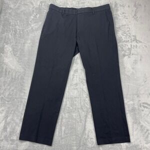 Dockers Dress Pants Mens 38x30 Black Smart 360 Tech Flat Front Straight Fit‎